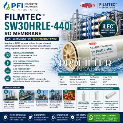 FilmTec SW30HRLE 440i RO Membrane dengan teknologi iLEC  large2